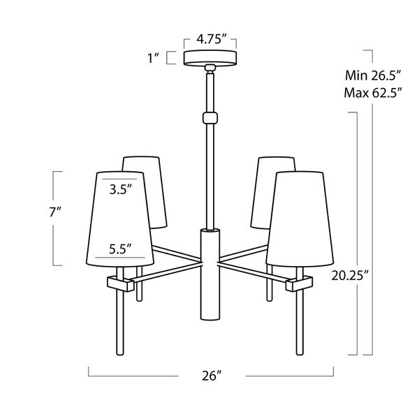 Toni Chandelier Small